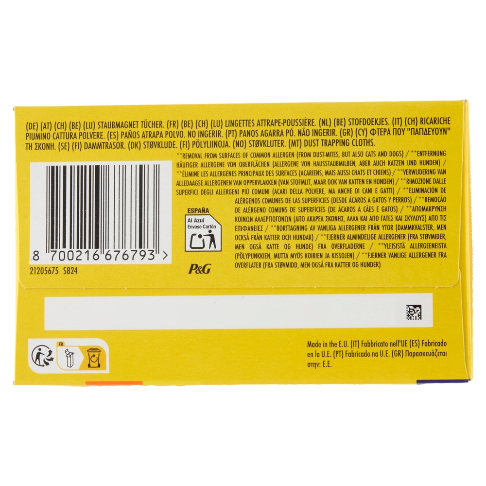 Swiffer Duster Cattura Polvere - Ricarica 9 Piumini per spolverare